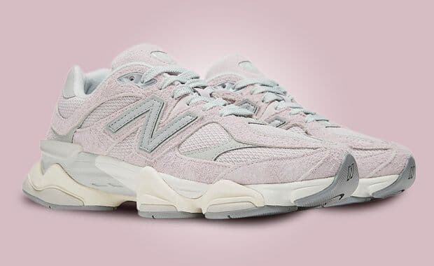 The New Balance 9060 December Sky Features Light Purple Suede