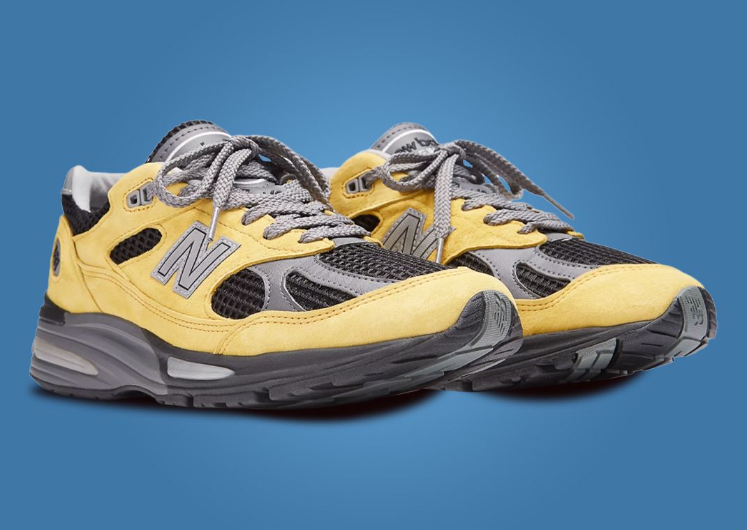 New Balance 991v2 Made in UK Yellow (Asia Pacific Exclusive) Angle