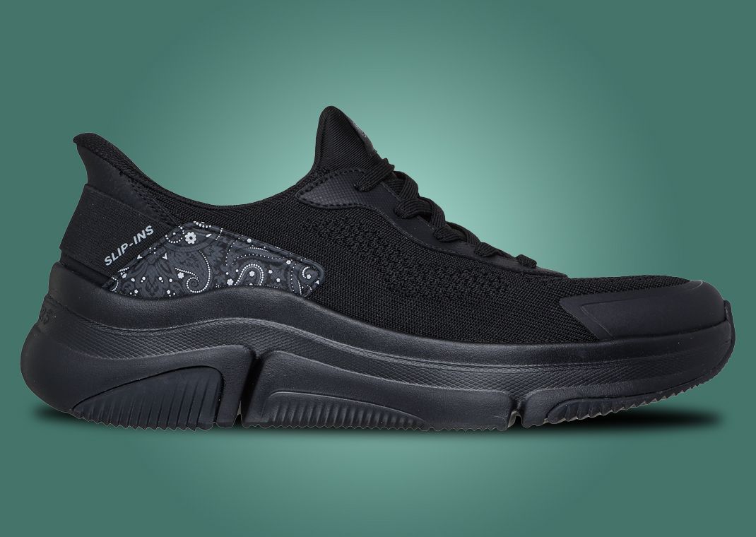 Snoop Dogg x Skechers Snoop Sparrow Flex - Soarin’ Black Lateral