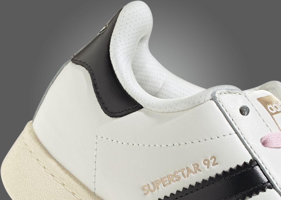 Pharrell Williams x adidas Superstar 92 Virginia White Heel Detail