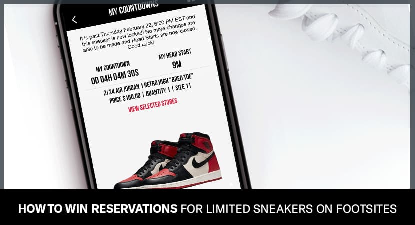 How to Win Limited Sneakers On Footlocker App