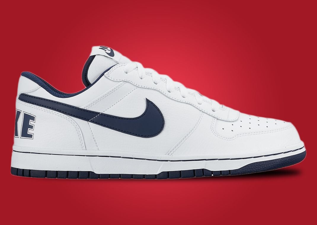 Nike Big Nike Low White Midnight Navy