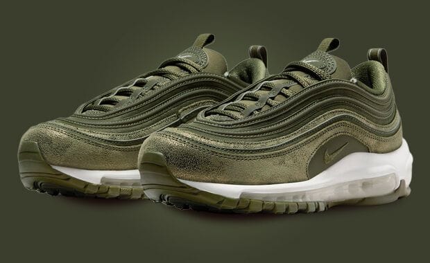 The Nike Air Max 97 Gets Distressed in Olive