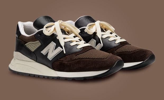 New Balance 998 Made in USA Brown Toe