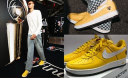 Victor Wembanyama arrived at Game 4 in a F&F Victor Victor x Nike Air Force 1 ‘01