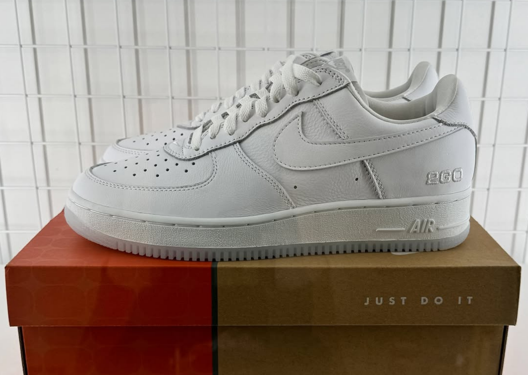 NIGO x Nike Air Force 1 '01 Triple White 2GO Promo Sample