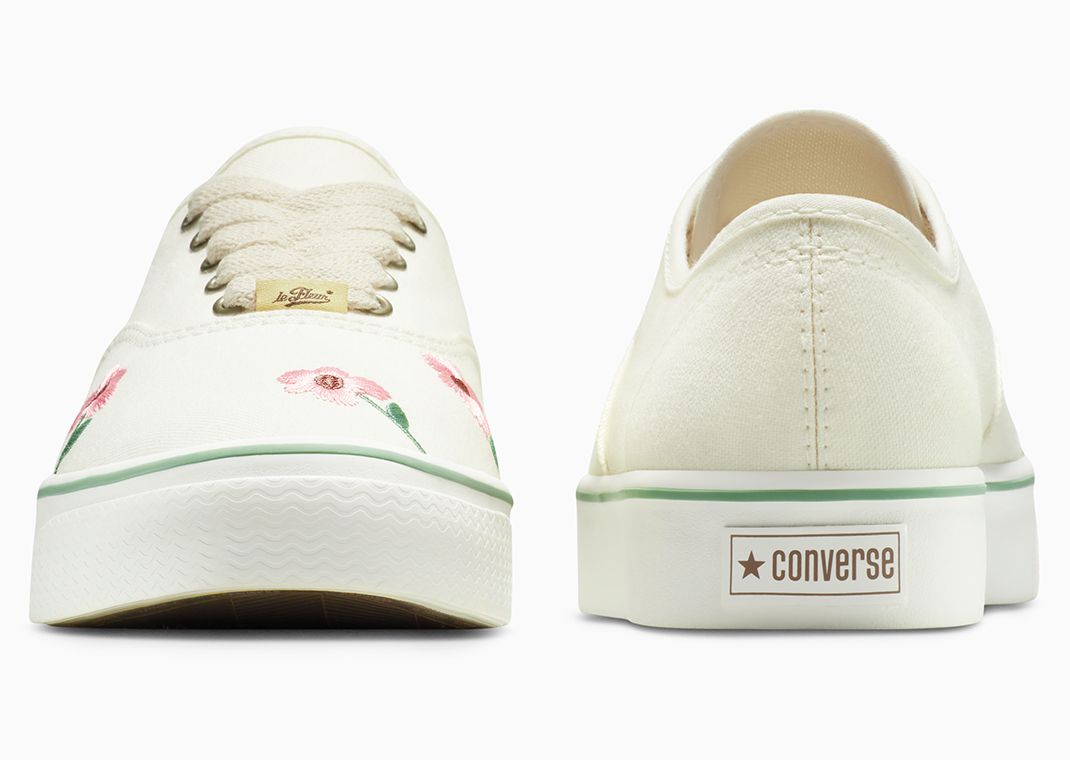Tyler, The Creator x Converse Naut-1 Cannoli Cream Stone Green Toe and Heel