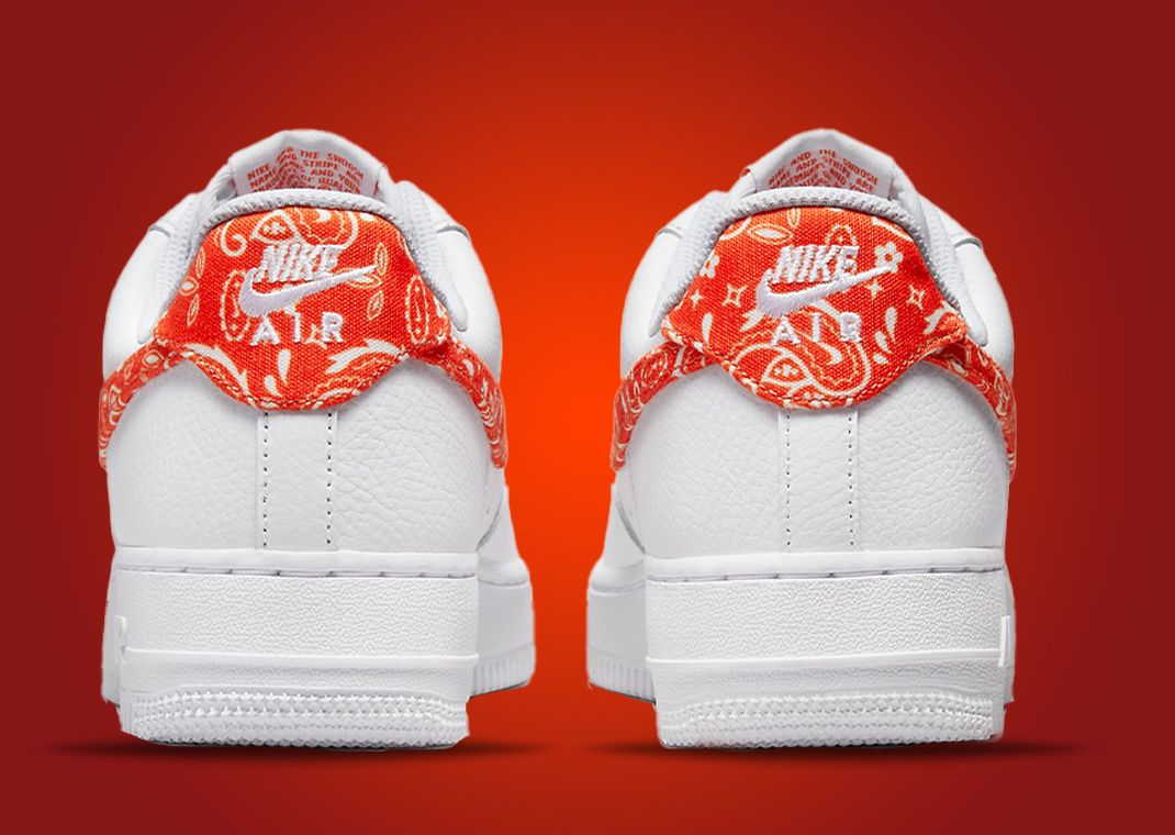 Orange Paisley Comes To The Nike Air Force 1