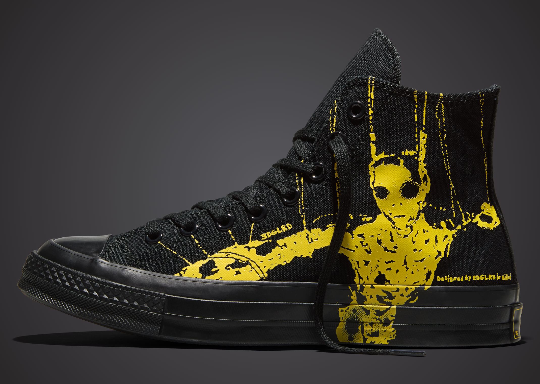 EDGLRD x Converse Chuck 70 Black - Lateral