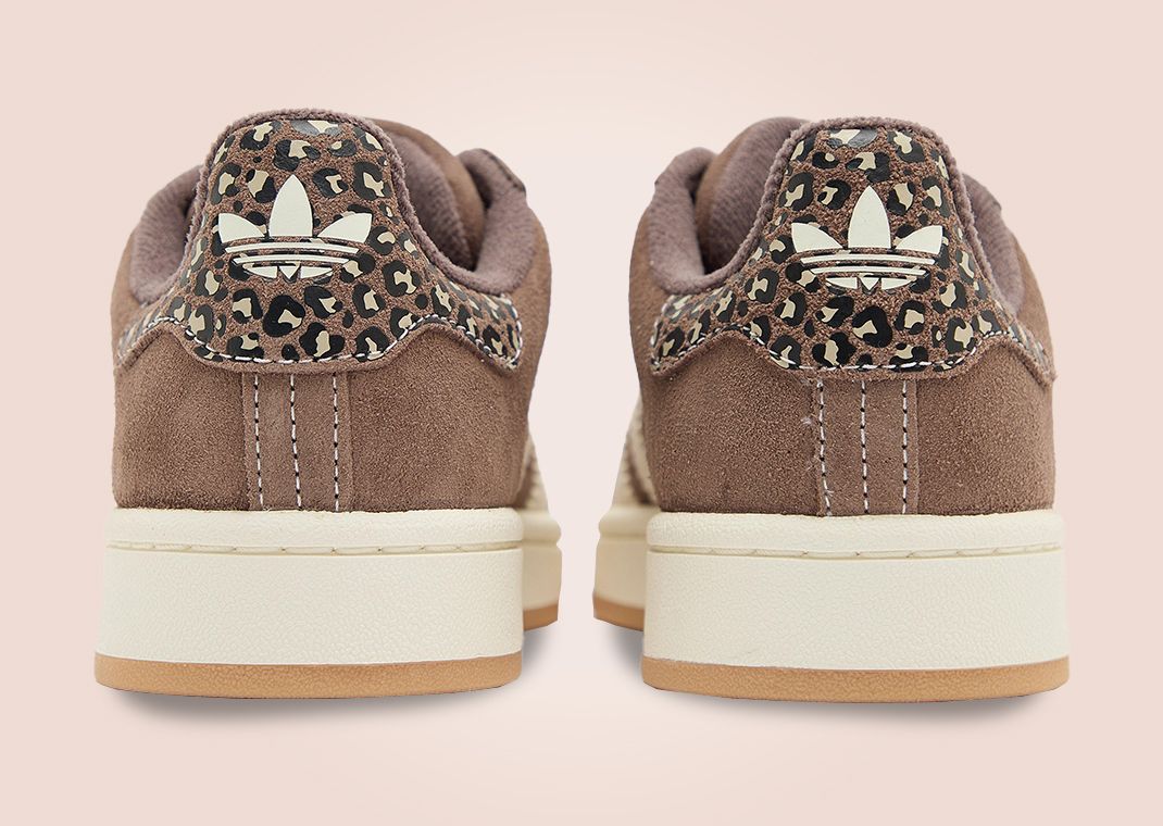 adidas Campus 00s Leopard Print Brown Cream (W) Heel