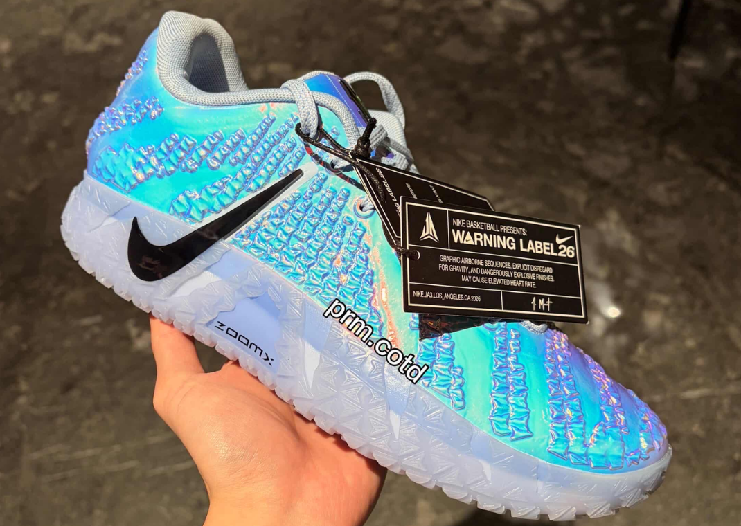 Nike Ja 3 All-Star Warning Label