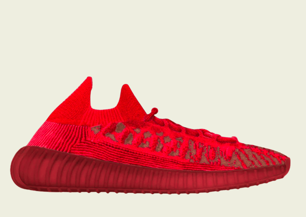 adidas Yeezy Boost 350 V2 CMPCT "Slate Red" Mockup