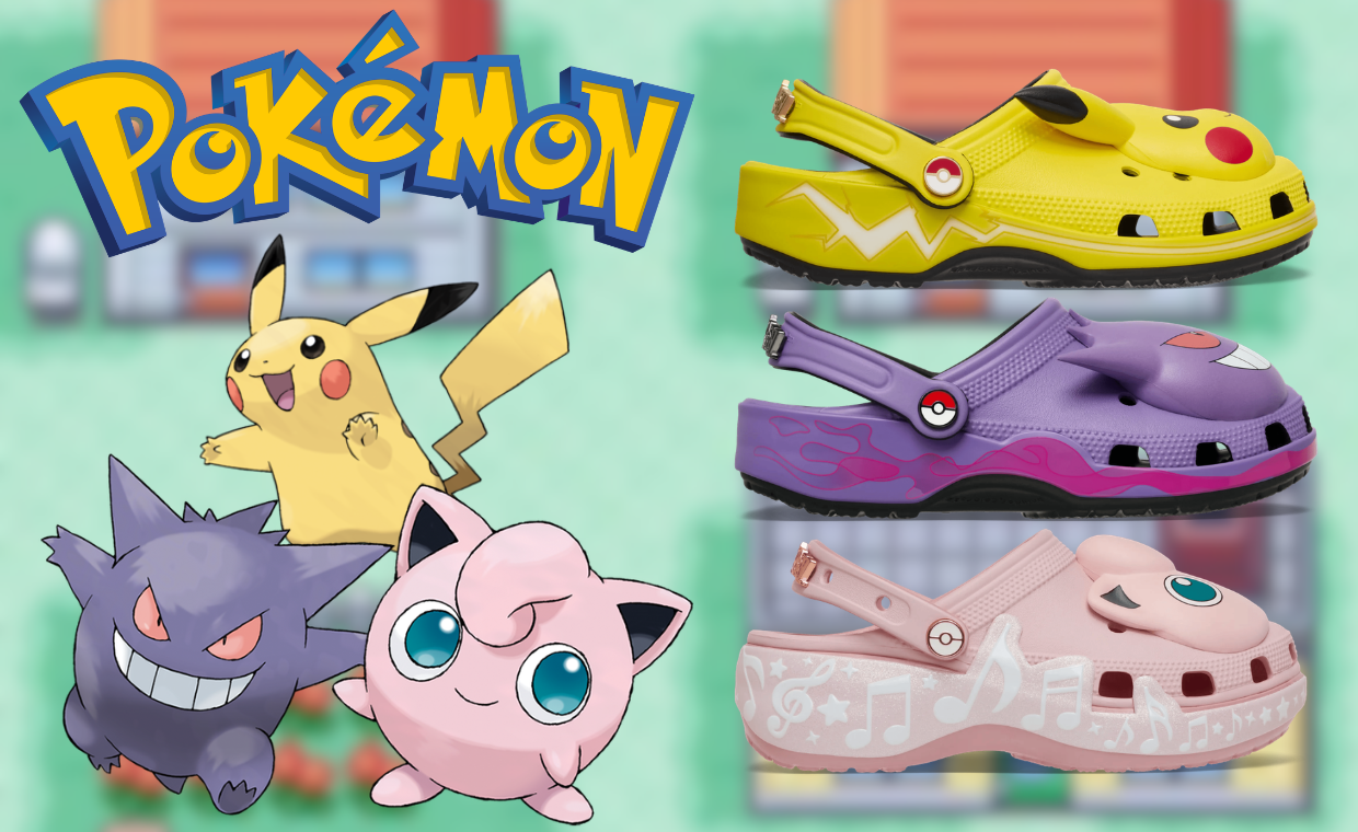 Pokémon x Crocs Classic Clog Pikachu & Gengar