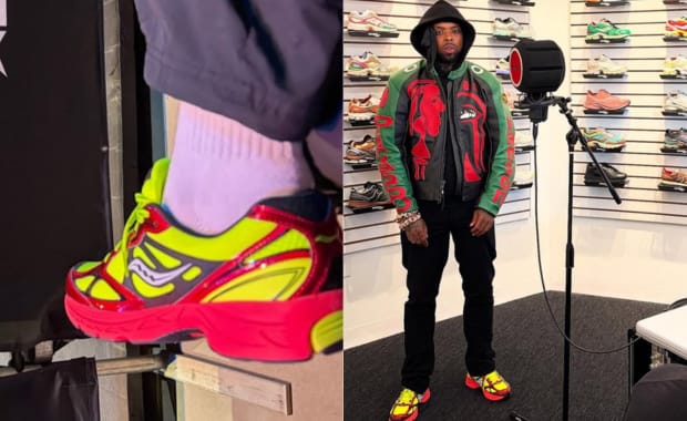 Westside Gunn Popped Out at Thursday Night Impact in a New Saucony Guide 7