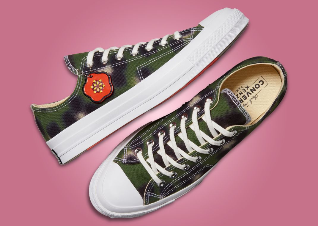 Kenzo x Converse Chuck Taylor Ox Hana Leopard Cypress Angle