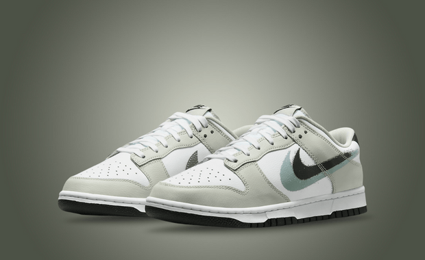 Spray Painted Swooshes Take Over This Nike Dunk Low
