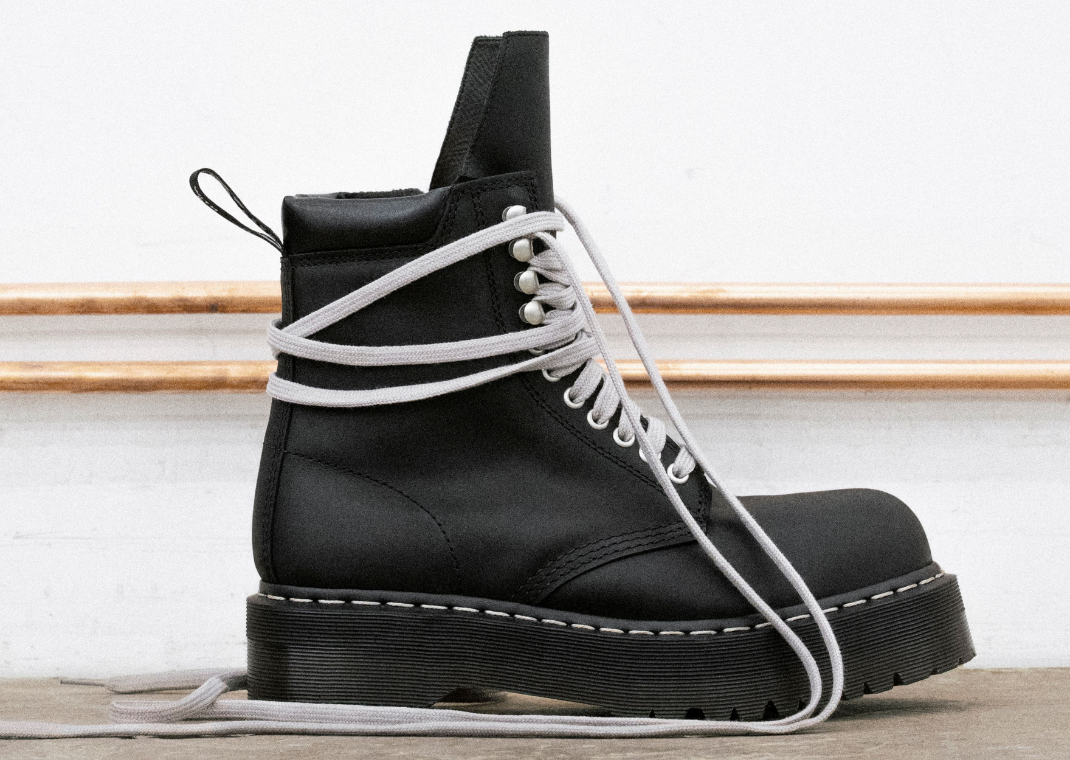 Rick Owens x Dr. Martens Steel Toe - Lateral
