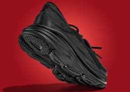 HOKA Bondi Mary Jane Black - Back Angle