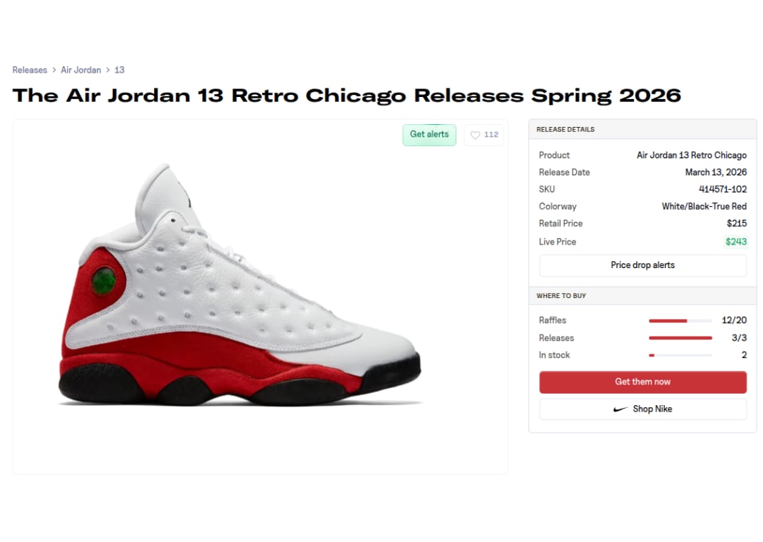 Air Jordan 13 Retro Chicago 