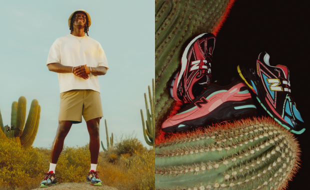 Marvin Harrison Jr. Models The New Balance “Desert Heat” Collection