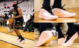 James Harden Broke out a Pink Lemonade adidas Harden Vol. 10 for Game 3 Against Detroit