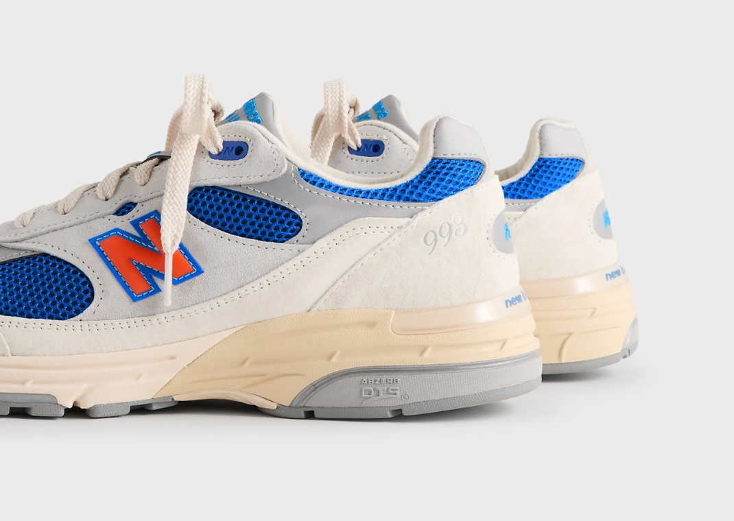 Kith x New Balance 993 Made in USA MSG Ancient Scroll Detail