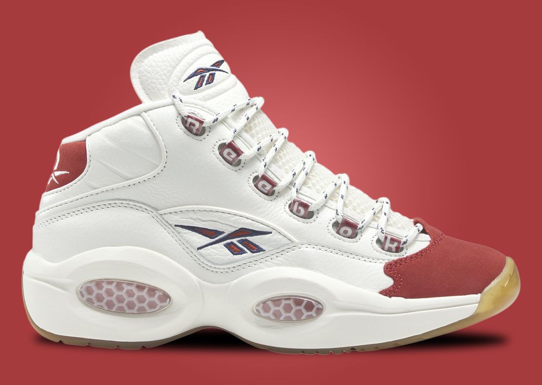 Reebok Question Mid Maroon Toe