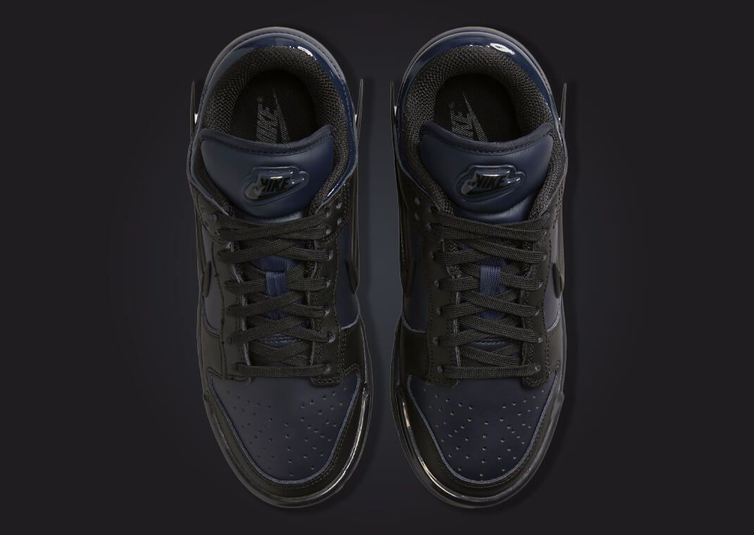 The Nike Dunk Low Twist Is Stealthy in Dark Obsidian and Black