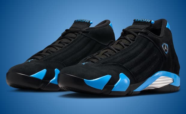 Air Jordan 14 Black University Blue