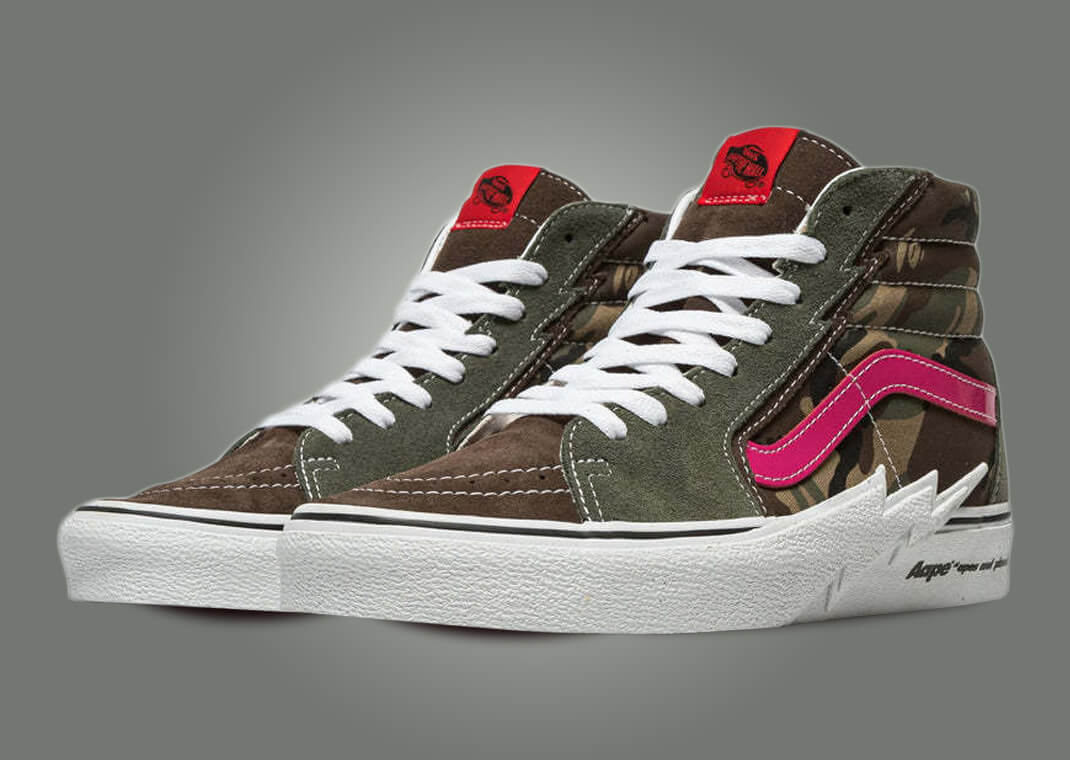 The AAPE x Vans Bolt Pack Releases Holiday 2023