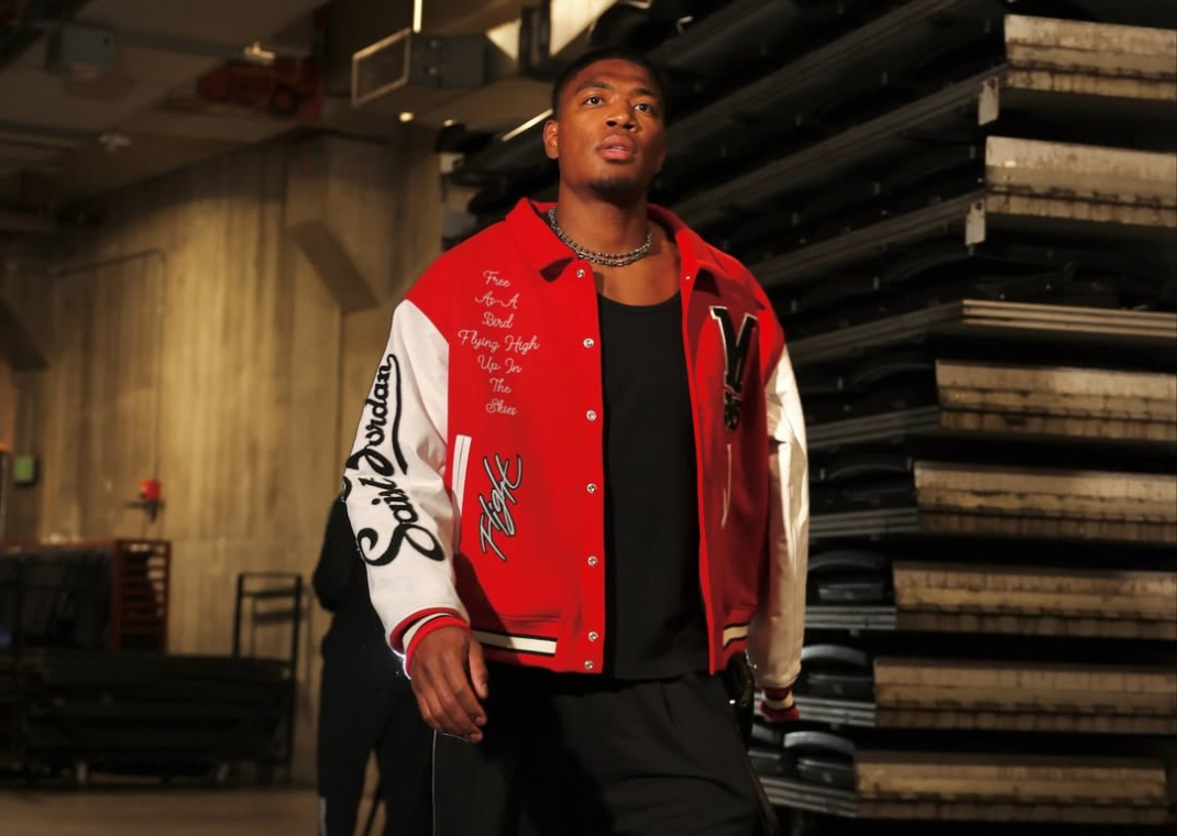 Rui Hachimura Debuted a Saint Mx6 x Jordan Collab Varsity Jacket Before ...