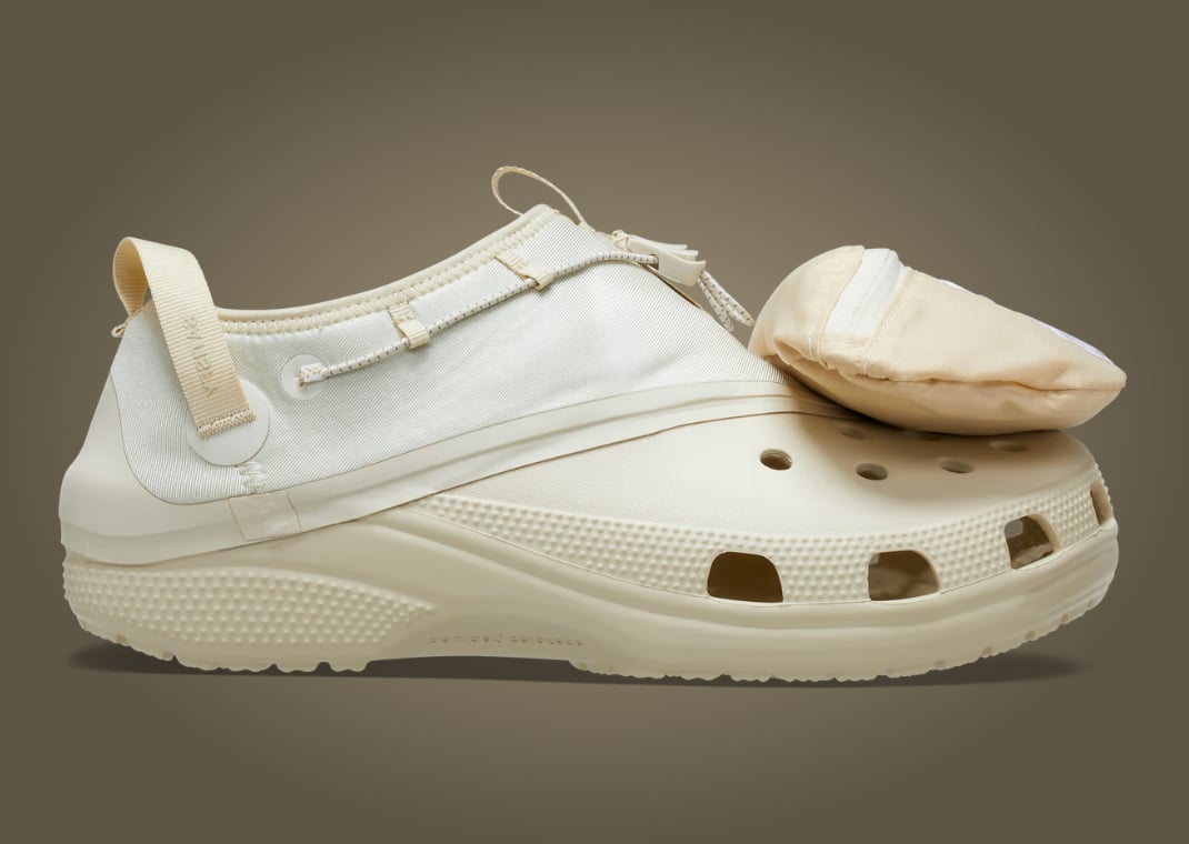 Satisfy x Crocs Classic Clog Bone Lateral