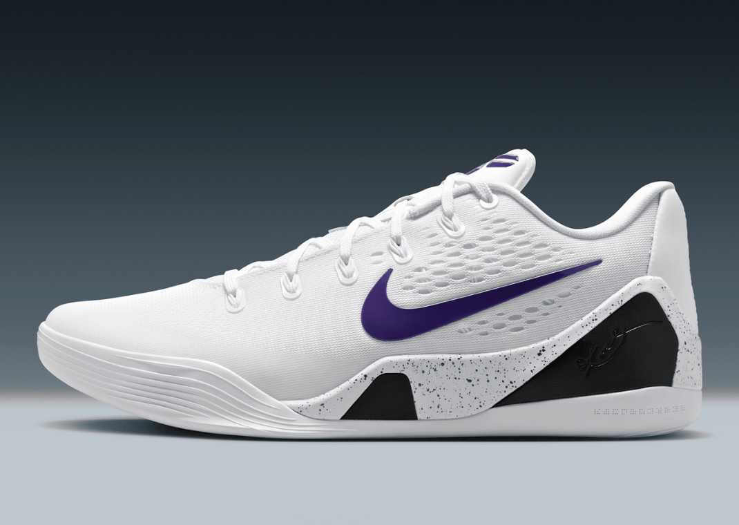 Nike Kobe 9 EM Low Protro Lakers Home Lateral