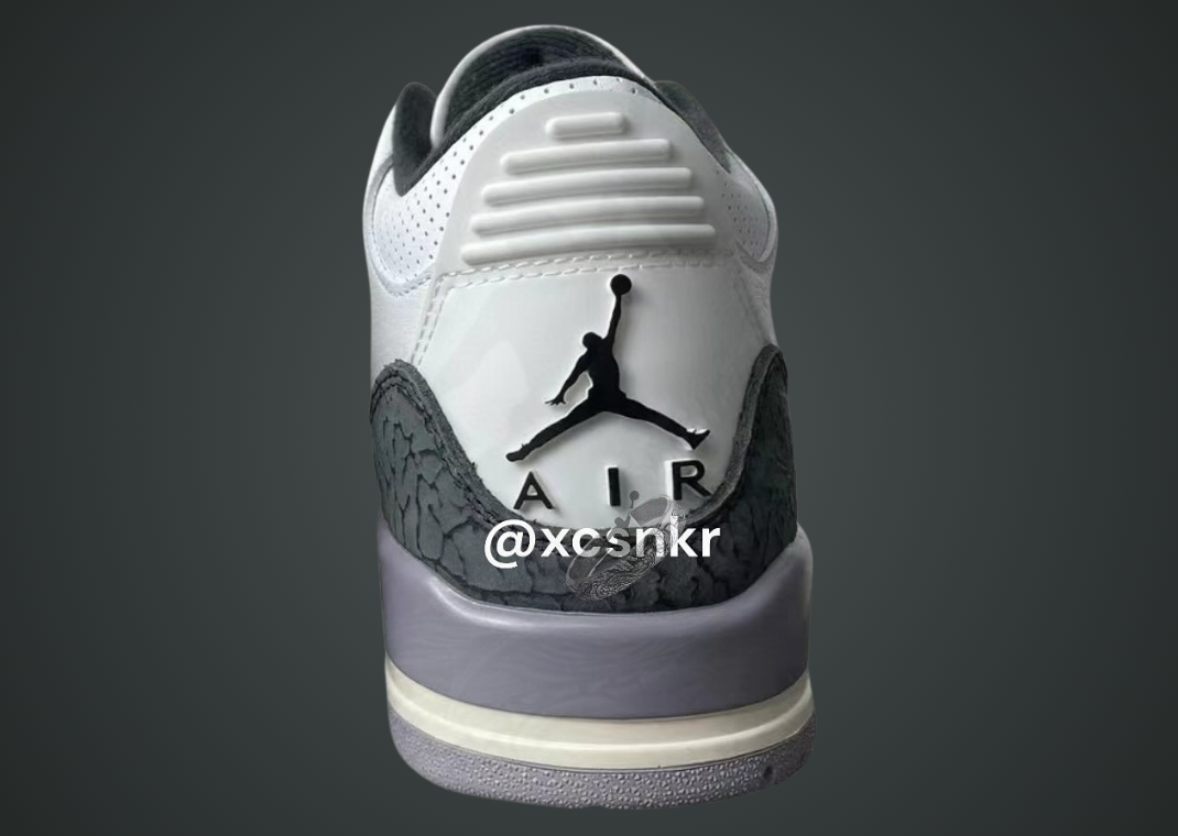 Air Jordan 3 Retro Cement Grey Heel