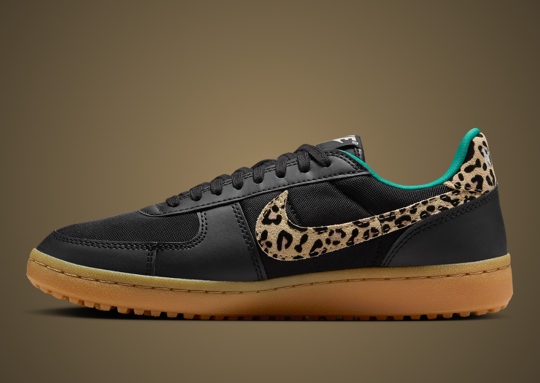 Nike Field General Leopard Print Black (W) Medial