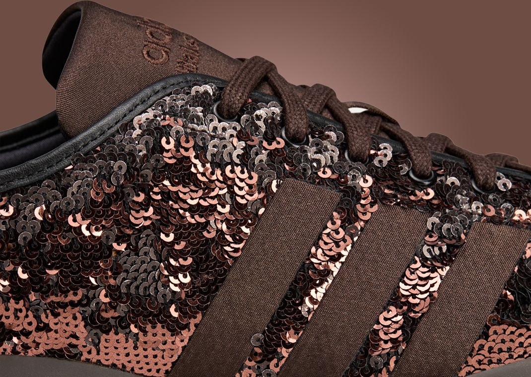 Wales Bonner x adidas Karintha Lo Sequin Bronze - Detail