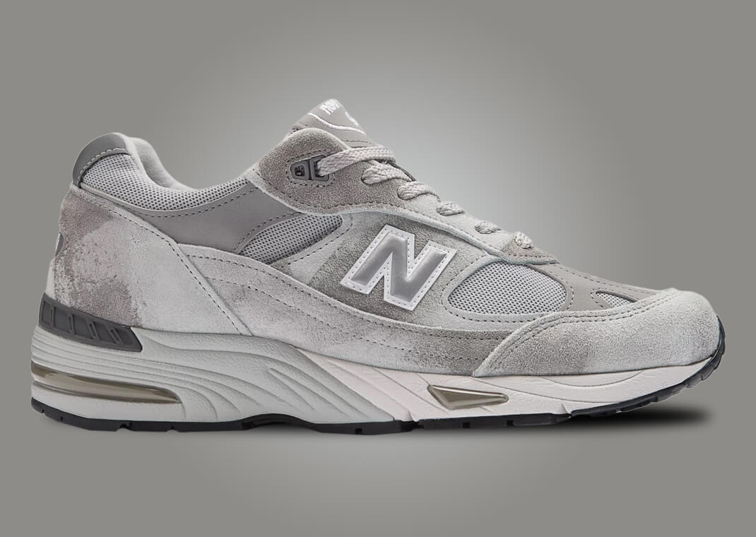 The New Balance 991 Made in UK Washed Grey Releases September 7