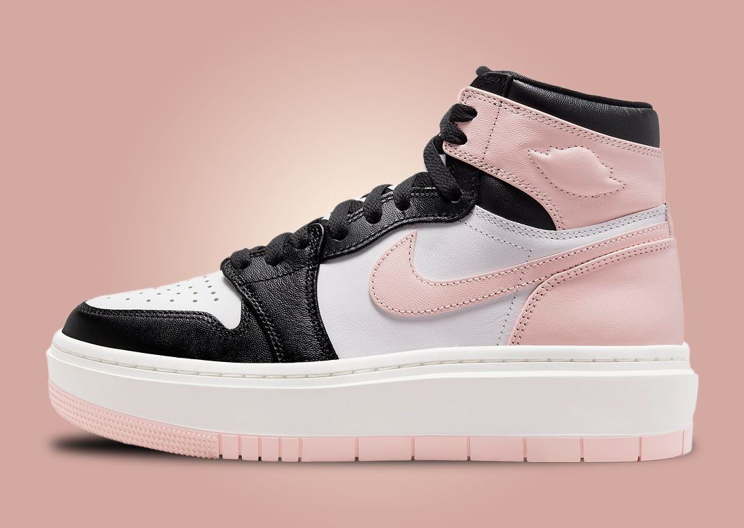 靴 NIKE Air Jordan 1 High Elevate SoftPink Air Jordan 1 Elevate High WMNS Soft Pink Black Toe - Mar