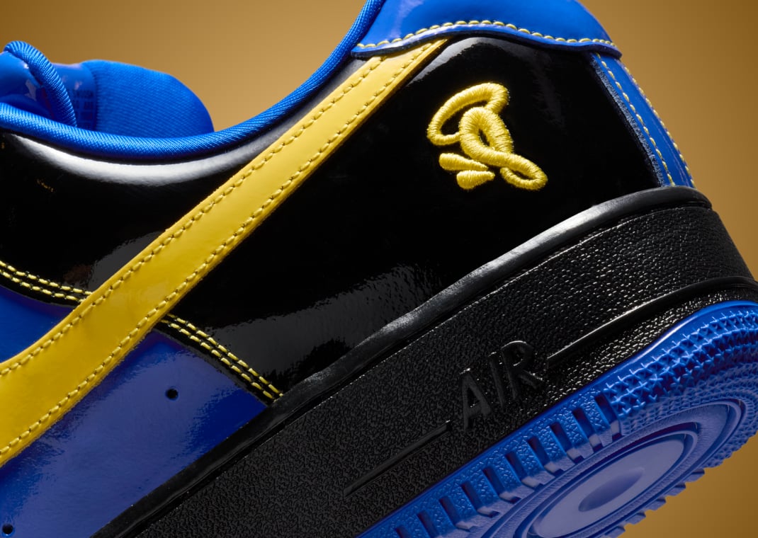 Central Cee x Nike Air Force 1 Low Black Racer Blue