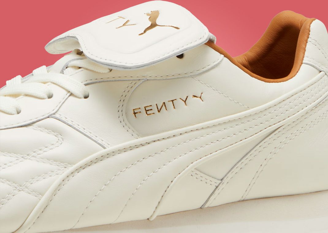 Fenty x Puma Avanti Stitched Warm White Detail