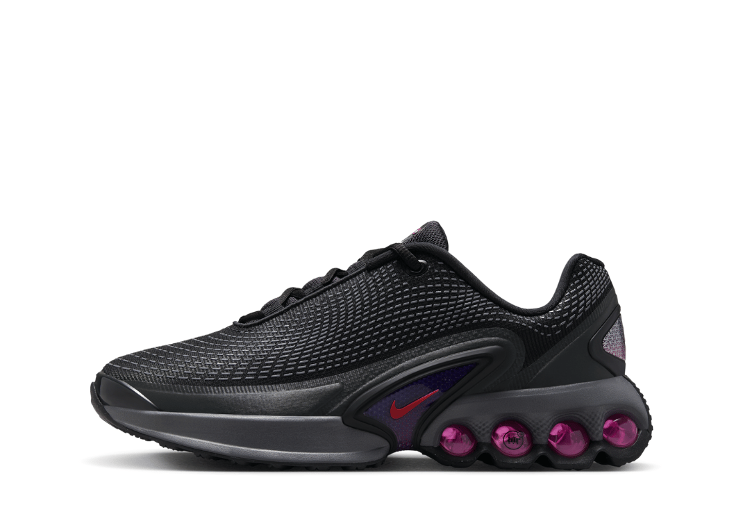 Nike Air Max DN Black Anthracite Light Crimson (GS) Lateral