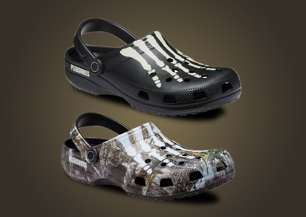 Pleasure x Crocs Classic Clog Skeleton Collection