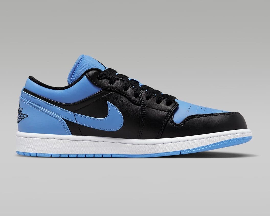 Air Jordan 1 Low Black University Blue