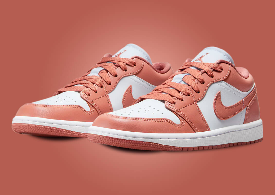 Air Jordan 1 Low Pure Platinum Sky J Orange (W)