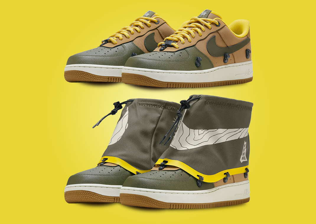 Nike Air Force 1 Low Winterized Cargo Khaki Ale Brown