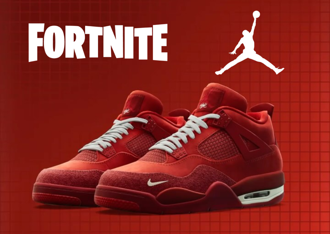 Nigel Sylvester’s Air Jordan 4 Retro Brick by Brick in Fortnite