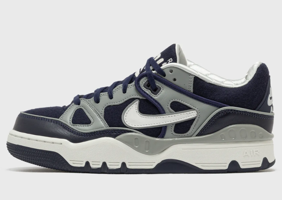 NIGO x Nike Air Force 3 Midnight Navy - Lateral