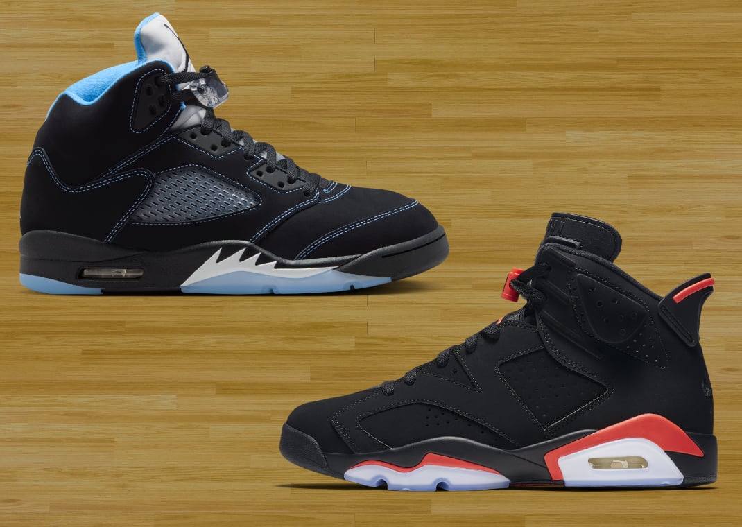 Air Jordan 5 vs. Air Jordan 6
