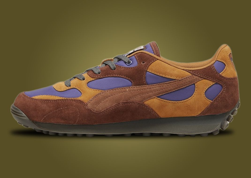 KidSuper Studios x Puma Easy Rider Brown Purple Lateral