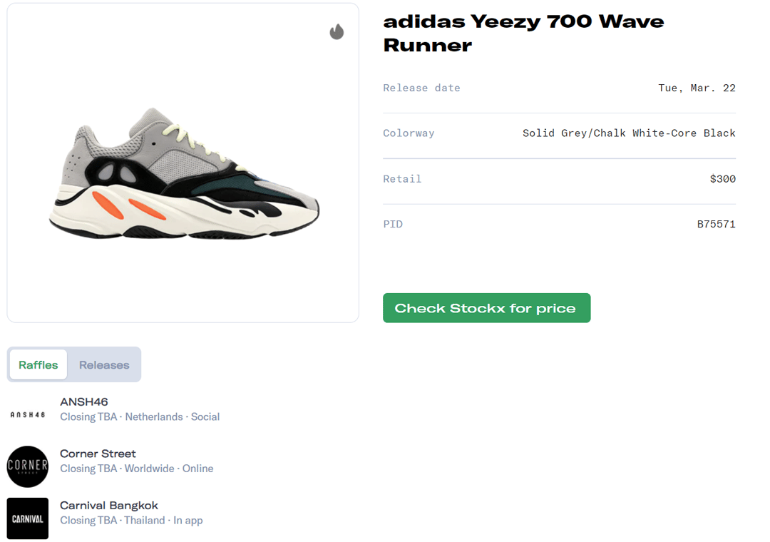 Adidas yeezy 700 waverunner store list hotsell